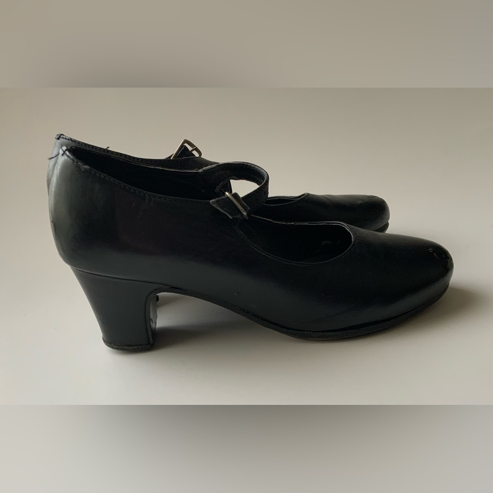 Kid’s Black Flamenco Shoes